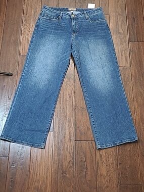 NWT Kut from the Kloth Charlotte FAB AB High-Rise Wide-Leg Jeans size 14